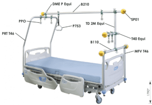 T46 Hill-Rom Centuris Traction Frame